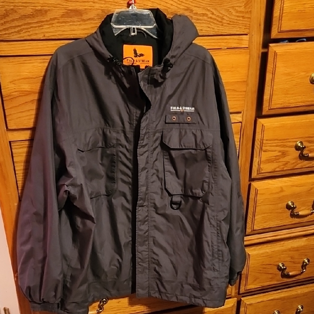 Field & Stream Green Men's Military Style Nylon Jacket